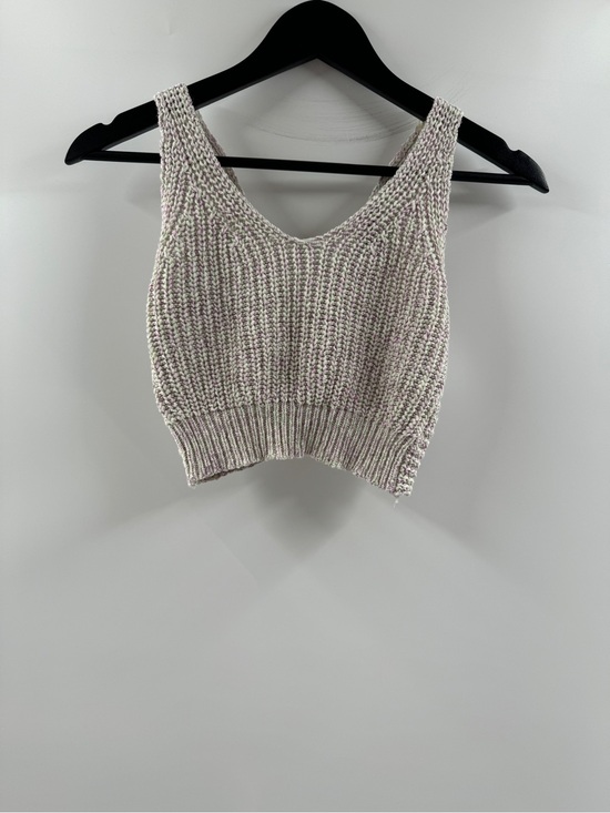 Lulus Tops - Lulus Twisted Back Knit Crop Tank Top – Women's Small